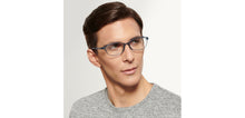 Load image into Gallery viewer, Blue Rectangle Full Rim Unisex Eyeglasses by Lenskart Air-200532