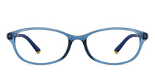 Load image into Gallery viewer, Blue Rectangle Full Rim Unisex Eyeglasses by Lenskart Air-200532