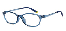 Load image into Gallery viewer, Blue Rectangle Full Rim Unisex Eyeglasses by Lenskart Air-200532