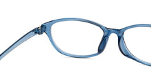Load image into Gallery viewer, Blue Rectangle Full Rim Unisex Eyeglasses by Lenskart Air-200532