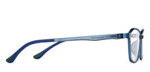 Load image into Gallery viewer, Blue Rectangle Full Rim Unisex Eyeglasses by Lenskart Air-200535