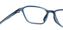 Load image into Gallery viewer, Blue Rectangle Full Rim Unisex Eyeglasses by Lenskart Air-200535