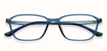 Load image into Gallery viewer, Blue Rectangle Full Rim Unisex Eyeglasses by Lenskart Air-200535