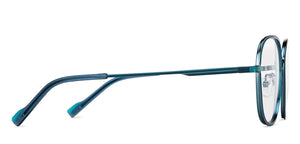 Blue Round Full Rim Men Eyeglasses by Vincent Chase-153062