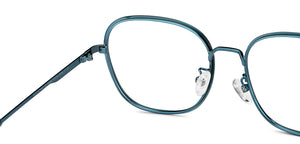 Blue Round Full Rim Men Eyeglasses by Vincent Chase-153062