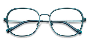 Blue Round Full Rim Men Eyeglasses by Vincent Chase-153062
