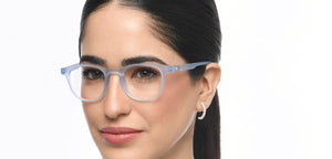 Blue Sky Wayfarer Full Rim Unisex Eyeglasses by Lenskart Hustlr-212971