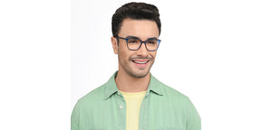 Blue Square Full Rim Unisex Eyeglasses by Lenskart STUDIO-207693