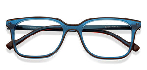 Blue Square Full Rim Unisex Eyeglasses by Lenskart STUDIO-207693