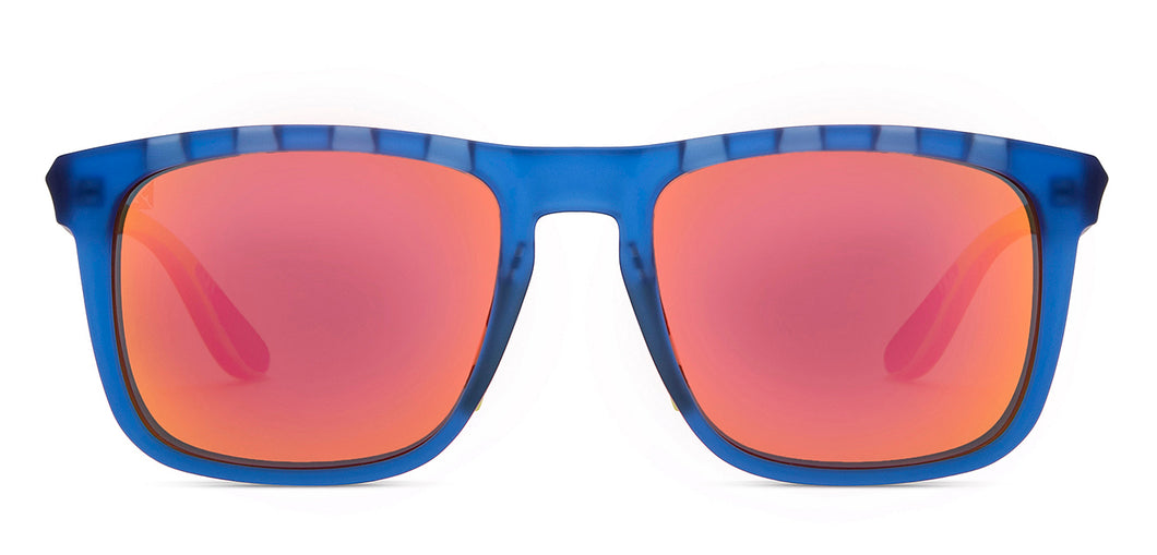Blue Wayfarer Full Rim Unisex Sunglasses by Vincent Chase-211484