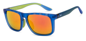 Blue Wayfarer Full Rim Unisex Sunglasses by Vincent Chase-211484
