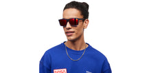 Load image into Gallery viewer, Blue Wayfarer Full Rim Unisex Sunglasses by Vincent Chase-211492