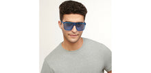 Load image into Gallery viewer, Blue Wayfarer Full Rim Unisex Sunglasses by Vincent Chase-200462