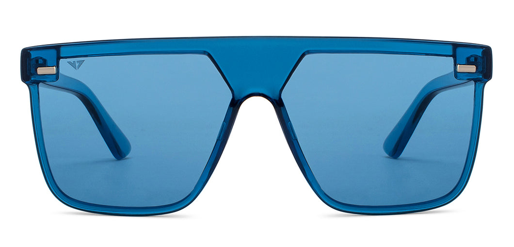 Blue Wayfarer Full Rim Unisex Sunglasses by Vincent Chase-200462