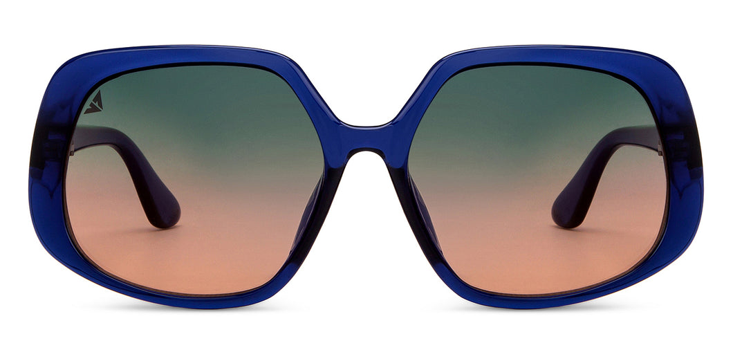 Blue Wayfarer Full Rim Women Sunglasses by Vincent Chase-204196