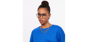 Blue Square Full Rim Unisex Eyeglasses by Lenskart STUDIO-205391