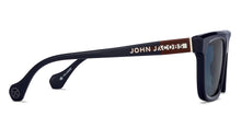 Load image into Gallery viewer, Blue Square Full Rim Unisex Sunglasses by John Jacobs-208148
