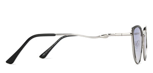 Silver Cat Eye Full Rim Women Sunglasses by Vincent Chase-209539