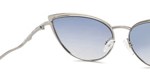 Load image into Gallery viewer, Silver Cat Eye Full Rim Women Sunglasses by Vincent Chase-209539