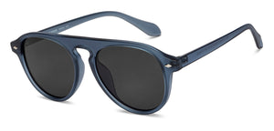 Blue Aviator Full Rim Unisex Sunglasses by Vincent Chase Polarized-212304