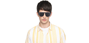 Blue Aviator Full Rim Unisex Sunglasses by Vincent Chase Polarized-212304