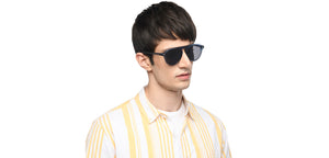 Blue Aviator Full Rim Unisex Sunglasses by Vincent Chase Polarized-212304