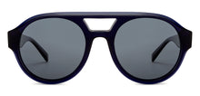 Load image into Gallery viewer, Blue Round Full Rim Unisex Sunglasses by John Jacobs-201681