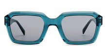 Load image into Gallery viewer, Blue Wayfarer Full Rim Unisex Sunglasses by John Jacobs-201696