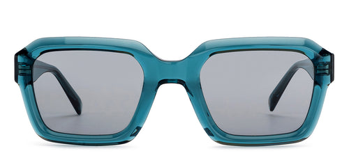 Blue Wayfarer Full Rim Unisex Sunglasses by John Jacobs-201696
