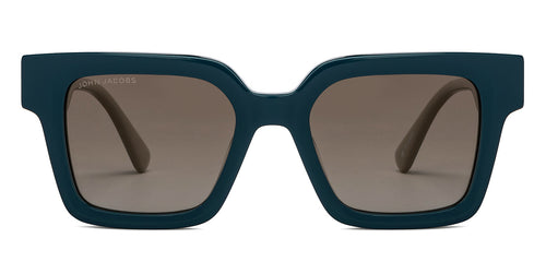 Blue Square Full Rim Unisex Sunglasses by John Jacobs-208158