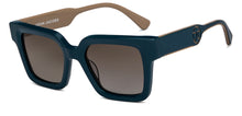 Load image into Gallery viewer, Blue Square Full Rim Unisex Sunglasses by John Jacobs-208158