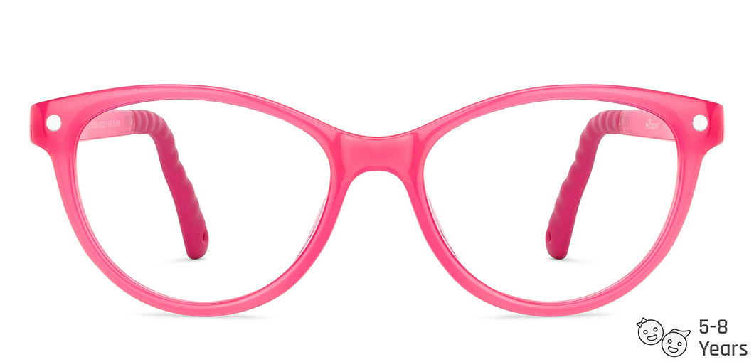 Pink Cat Eye Full Rim Kids Eyeglasses by Hooper Switch-200655