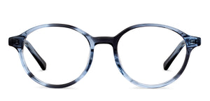 Grey Round Full Rim Kids Eyeglasses by Hooper-152512