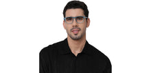 Load image into Gallery viewer, Blue Rectangle Full Rim Unisex Eyeglasses by Lenskart Air-210795