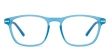Load image into Gallery viewer, Blue Rectangle Full Rim Unisex Eyeglasses by Lenskart Air-210795
