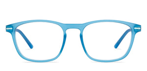 Blue Rectangle Full Rim Unisex Eyeglasses by Lenskart Air-210795