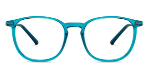 Blue Rectangle Full Rim Unisex Eyeglasses by Lenskart Air-201326