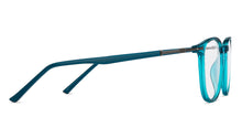 Load image into Gallery viewer, Blue Rectangle Full Rim Unisex Eyeglasses by Lenskart Air-201326