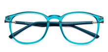 Load image into Gallery viewer, Blue Rectangle Full Rim Unisex Eyeglasses by Lenskart Air-201326