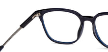 Load image into Gallery viewer, Blue Rectangle Full Rim Unisex Eyeglasses by Lenskart Air-151699