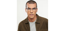 Load image into Gallery viewer, Blue Rectangle Full Rim Unisex Eyeglasses by Vincent Chase-201097
