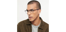 Load image into Gallery viewer, Blue Rectangle Full Rim Unisex Eyeglasses by Vincent Chase-201097