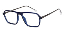 Load image into Gallery viewer, Blue Rectangle Full Rim Unisex Eyeglasses by Lenskart Air-151708