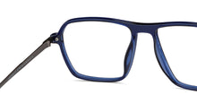 Load image into Gallery viewer, Blue Rectangle Full Rim Unisex Eyeglasses by Lenskart Air-151708