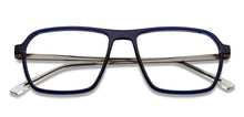 Load image into Gallery viewer, Blue Rectangle Full Rim Unisex Eyeglasses by Lenskart Air-151708