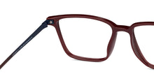Load image into Gallery viewer, Blue Rectangle Full Rim Unisex Eyeglasses by Lenskart Air-151700