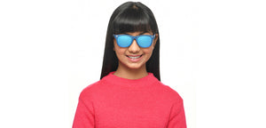 Blue Wayfarer Full Rim Kids Sunglasses by Hooper-213664