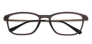 Grey Rectangle Full Rim Unisex Eyeglasses by Lenskart Air Online-140590