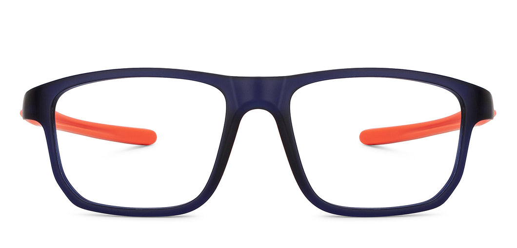 Blue Wayfarer Full Rim Unisex Eyeglasses by Lenskart Air-201043