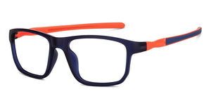 Blue Wayfarer Full Rim Unisex Eyeglasses by Lenskart Air-201043